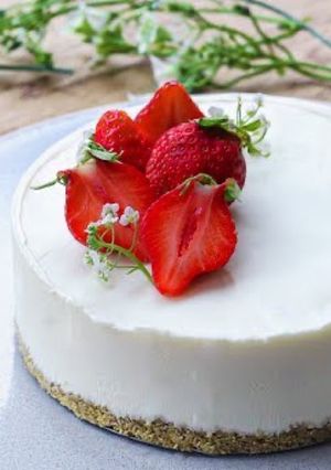 いちごのレアチーズケーキ-レシピのメイン写真