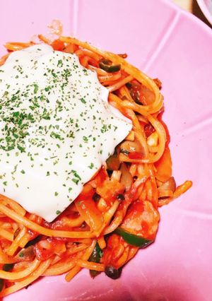 ワンパン！マリナラで喫茶店ナポリタン！-レシピのメイン写真