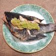 メジナを焼いてねぎ塩だれのせ