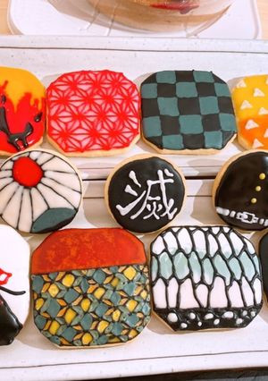 鬼滅の刃　アイシングクッキー-レシピのメイン写真