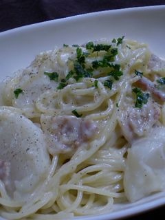 蕪とベーコンのクリームパスタ-レシピのメイン写真