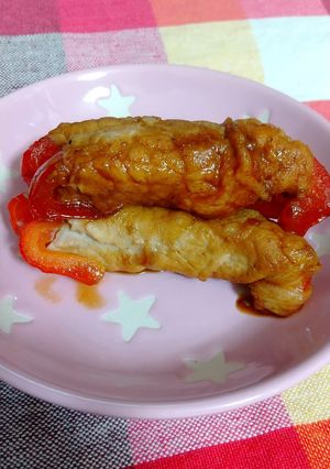 パプリカの肉巻き-レシピのメイン写真
