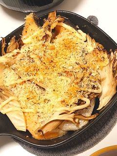 鮭と舞茸のチーズパン粉焼き-レシピのメイン写真