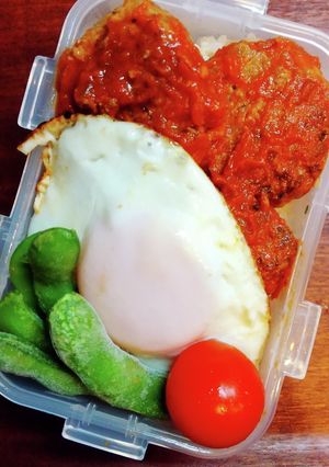 お弁当　ハンバーグ-レシピのメイン写真