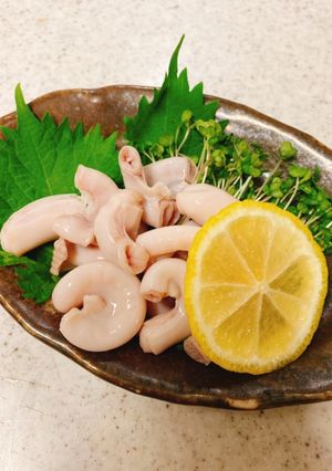 豚コブクロのコブクロ刺し（下処理）-レシピのメイン写真