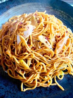 老抽で旨味たっぷりネギ焼きそば-レシピのメイン写真