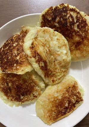 里芋と千切りキャベツのハンバーグ-レシピのメイン写真