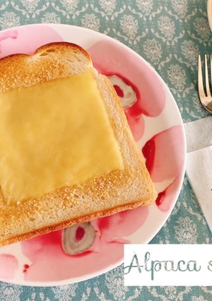 超時短！チーズケーキ風トースト-レシピのメイン写真