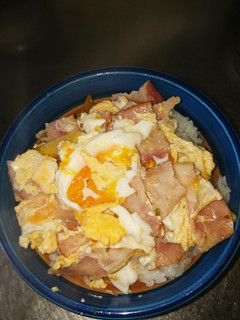 ベーコンの卵丼〜-レシピのメイン写真