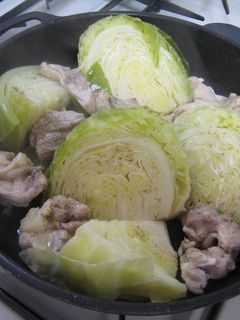キャベツと鶏肉の蒸し煮-レシピのメイン写真