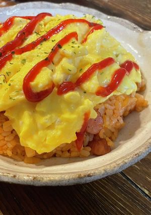 レンジで簡単♡ふわふわ卵のオムライス-レシピのメイン写真