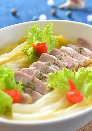 塩豚の旨味をたっぷり吸った白菜のスープ煮-レシピのメイン写真
