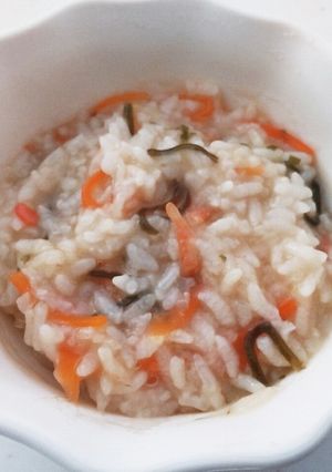 塩昆布でおじや-レシピのメイン写真