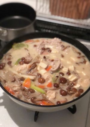 美肌効果♡白味噌と豆乳のミルキースープ-レシピのメイン写真