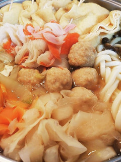 うどんだしで餅巾着のお鍋-レシピのメイン写真
