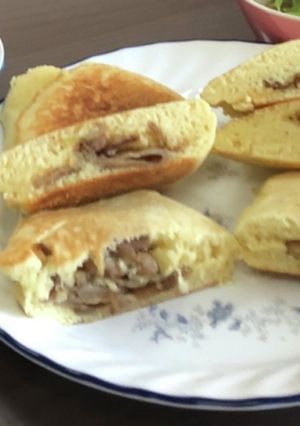 簡単ジューシー肉ホットケーキ-レシピのメイン写真