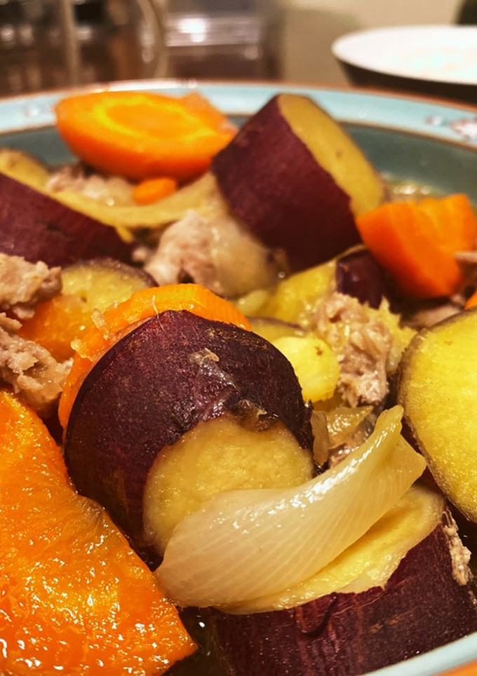 炊飯器★さつまいものスイート肉じゃが-レシピのメイン写真