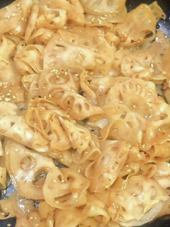 スライスでもシャキシャキ♪蓮根のきんぴら-レシピのメイン写真
