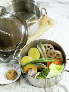 蒸し野菜 味噌ヨーグルトソース-レシピのメイン写真