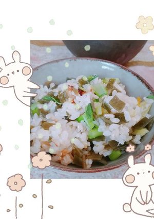 マクロビ☆大根葉の混ぜご飯-レシピのメイン写真