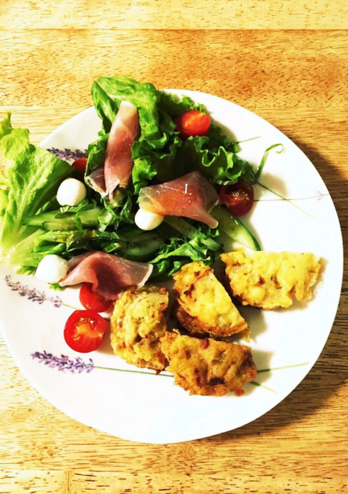 蓮根のはさみ揚げ　青のり風味-レシピのメイン写真