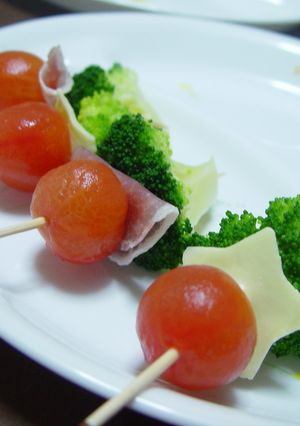 簡単だんごサラダ-レシピのメイン写真