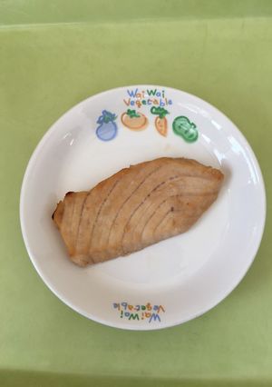 【保育園給食】かじきにんにくしょうゆ焼き-レシピのメイン写真