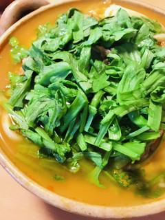 鍋の素活用●菊菜&根菜の豚キムチーズ鍋-レシピのメイン写真