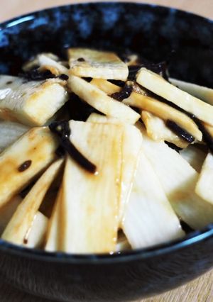 簡単！あえるだけ！長いもの塩昆布あえ-レシピのメイン写真