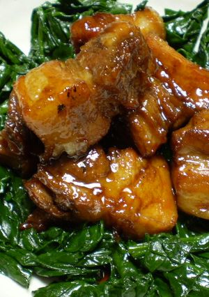 とろっとろ!! 豚バラ肉の黒酢煮-レシピのメイン写真