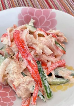 カニカマときゅうりとツナのマヨ和え-レシピのメイン写真