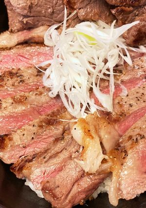 絶品ステーキ丼-レシピのメイン写真