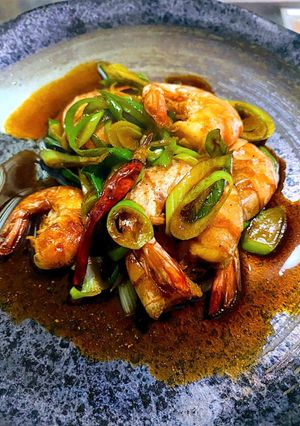 海老とネギのコク醤油炒め-レシピのメイン写真