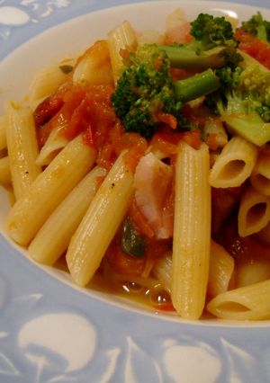 フレッシュトマトとハムのペンネ-レシピのメイン写真