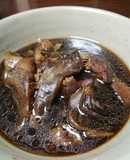 黒カレイの煮付を手早く圧力鍋で