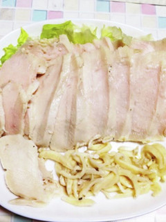 鶏ムネ肉で!しっとり鶏ハム-レシピのメイン写真