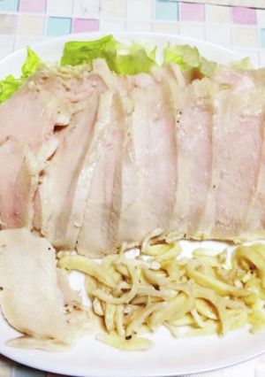 鶏ムネ肉で!しっとり鶏ハム-レシピのメイン写真