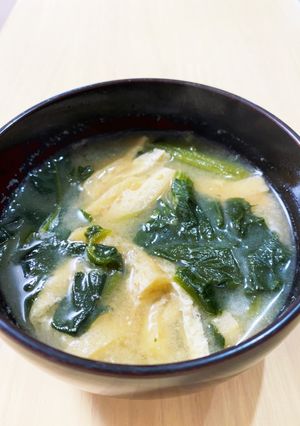 10分で出来る！ほうれん草の味噌汁-レシピのメイン写真
