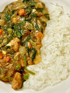 超時短!サバ缶とほうれん草のカレー-レシピのメイン写真