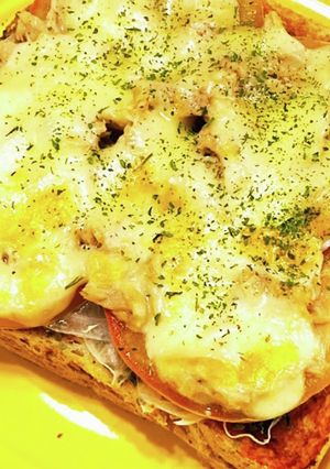 ピザソースがなくても簡単ピザトースト！-レシピのメイン写真