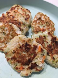 離乳食後期☆洋風野菜の豆腐ハンバーグ風-レシピのメイン写真