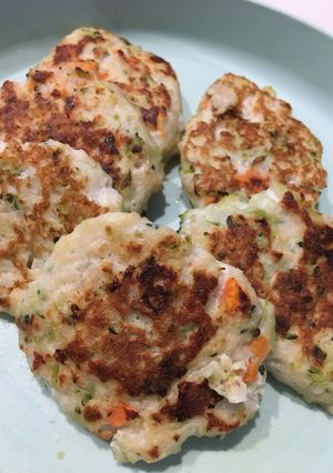 離乳食後期☆洋風野菜の豆腐ハンバーグ風-レシピのメイン写真