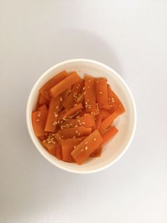 にんじんの焼き肉のたれ煮-レシピのメイン写真