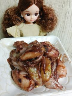 リカちゃん♡イカとねぎの味噌炒め-レシピのメイン写真