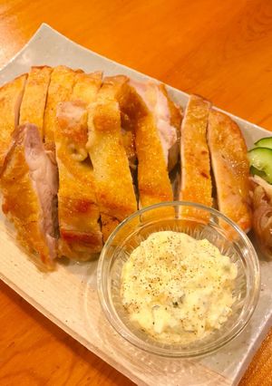 皮パリパリ！ チキンソテー-レシピのメイン写真