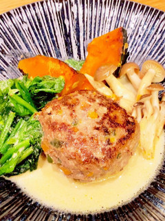 牛乳たっぷりハンバーグのクリーム煮-レシピのメイン写真