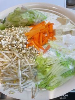 家にあるもので♡とんこつ風なべ-レシピのメイン写真