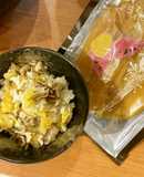 干し芋とれんこんの炊き込みご飯