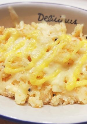 ポテトサラダのチーズ焼き(たらこ)-レシピのメイン写真