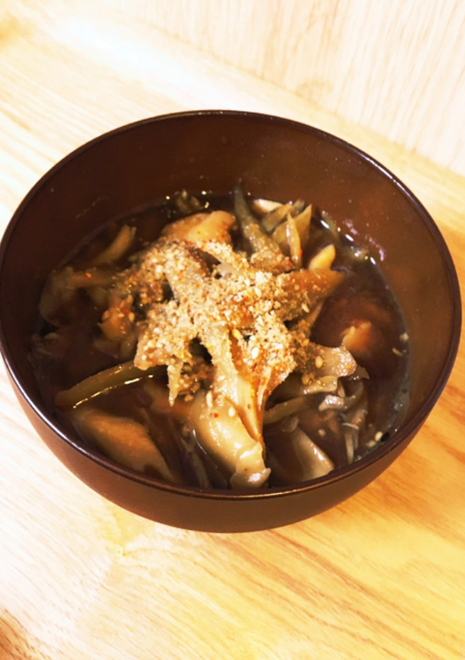 ごぼうときのこのすり胡麻かけ味噌汁-レシピのメイン写真